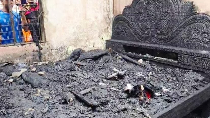 ভালুকায় ভয়াবহ আগুনে পুড়ল ১৮ ঘর, নিহত ১